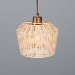 Manila Small Rattan Pendant Light 20cm Rattan & Rafia Lighting Collection Great Lighting UK Ltd